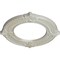 Ekena Millwork Benson Ceiling Medallion (Fits Canopies up to 6 1/8"), 11 1/8"OD x 6 1/8"ID x 5/8"P, Flash Blue CM11BNFBS - alternate 4